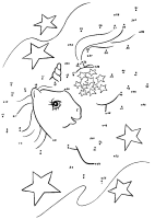 A coloring page of my little pony